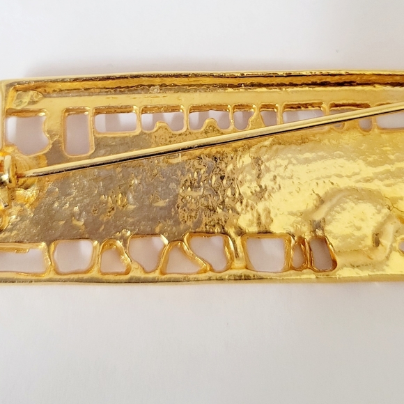 Vintage Danecraft signed school bus brooch - Picture 3 of 4